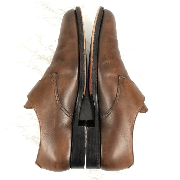 Peal & Co Brooks Brothers Monk Strap Leather Loafers Made In England - Picture 5 of 10